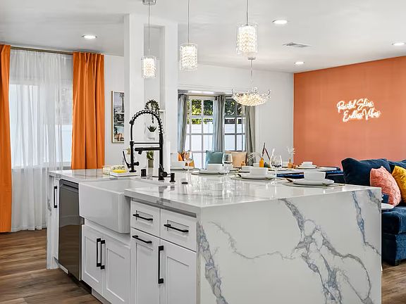 Dreamy waterfall island