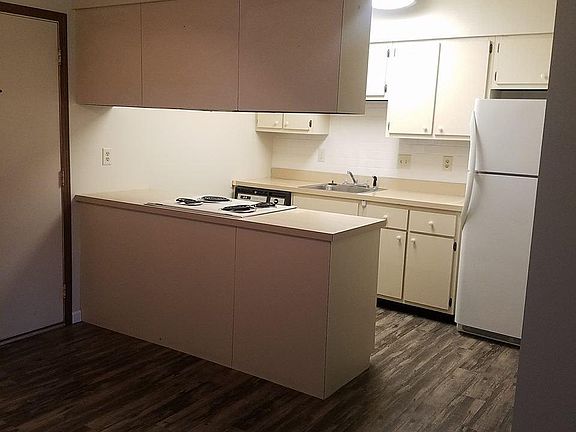Kitchen w/ dishwasher & fridge New flooring