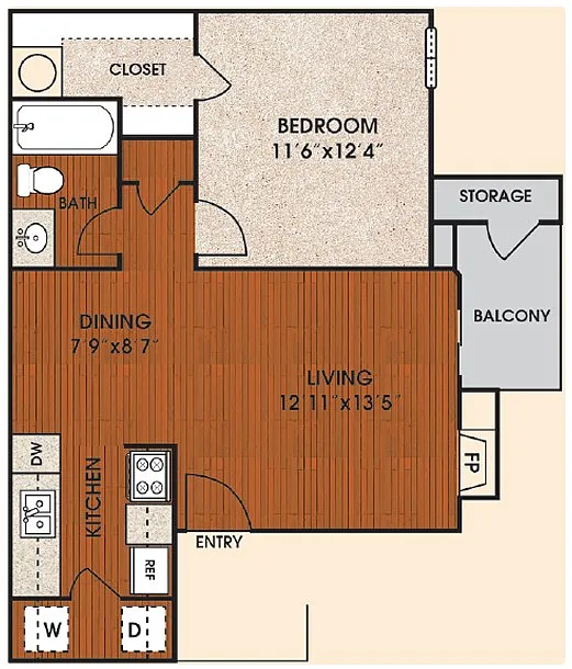 Floor plan Twilight A1-U