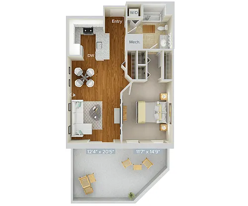 Floor plan A5-E220