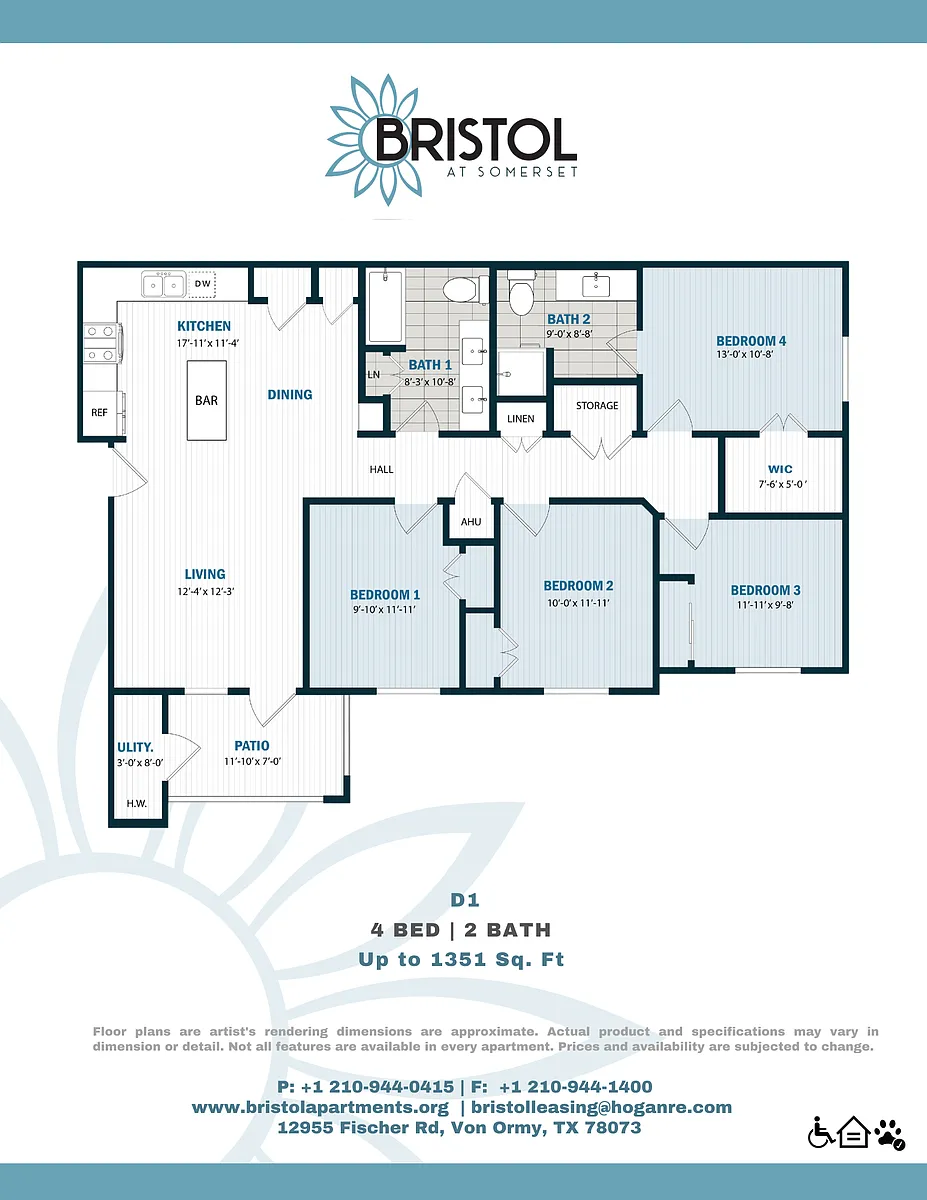 Floor plan D1