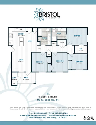 Floor plan D1