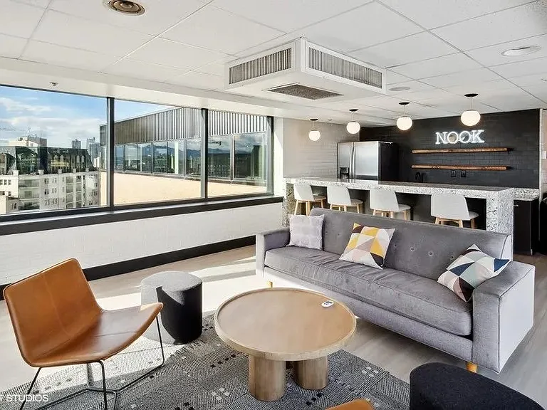 Second lounge area for residents to enjoy at Archer Tower in Denver, CO