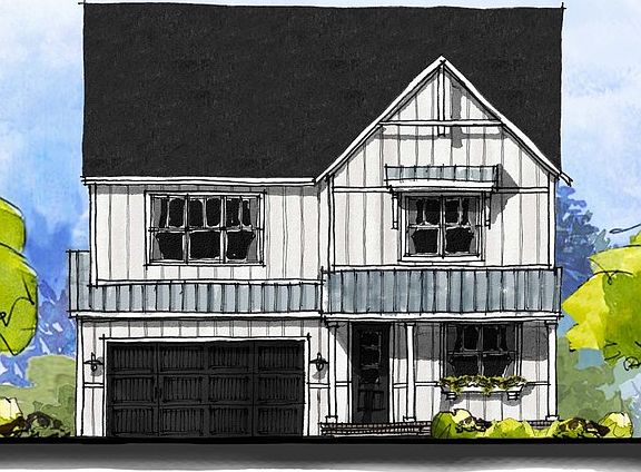 Sausalito - Modern Farmhouse 2-Car Front Load Garage Note Renderings may show optional features