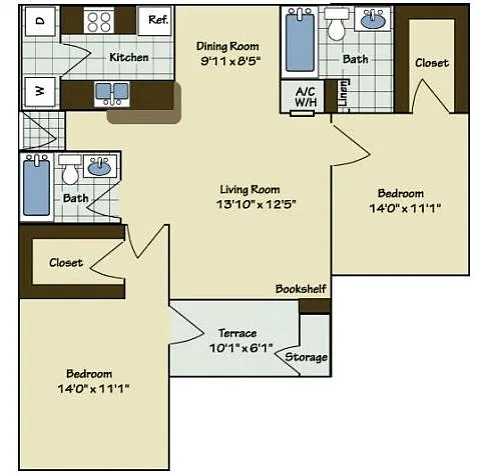 Floor plan B3