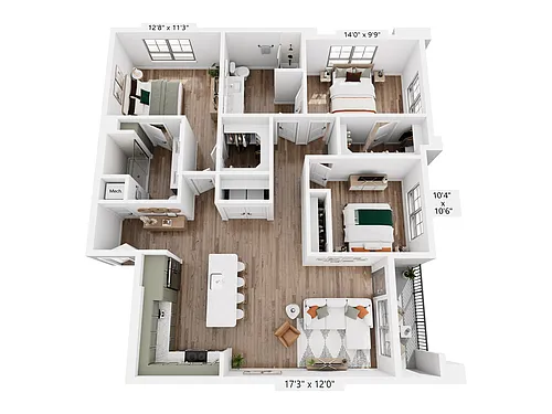 Floor plan C3