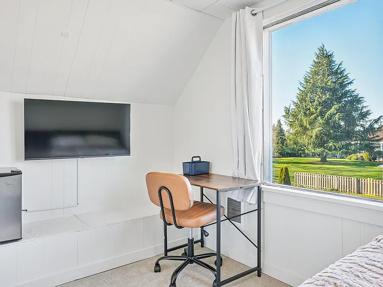 In-Room Work Area with Desk, Chair & Natural Light