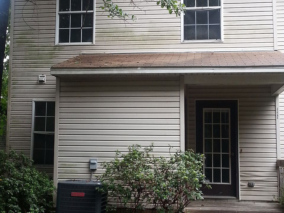 Back View of Townhouse