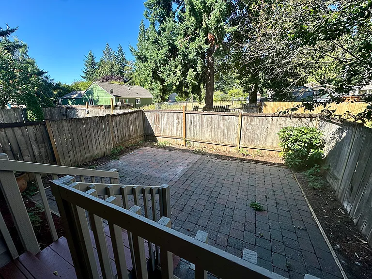 Private patio
