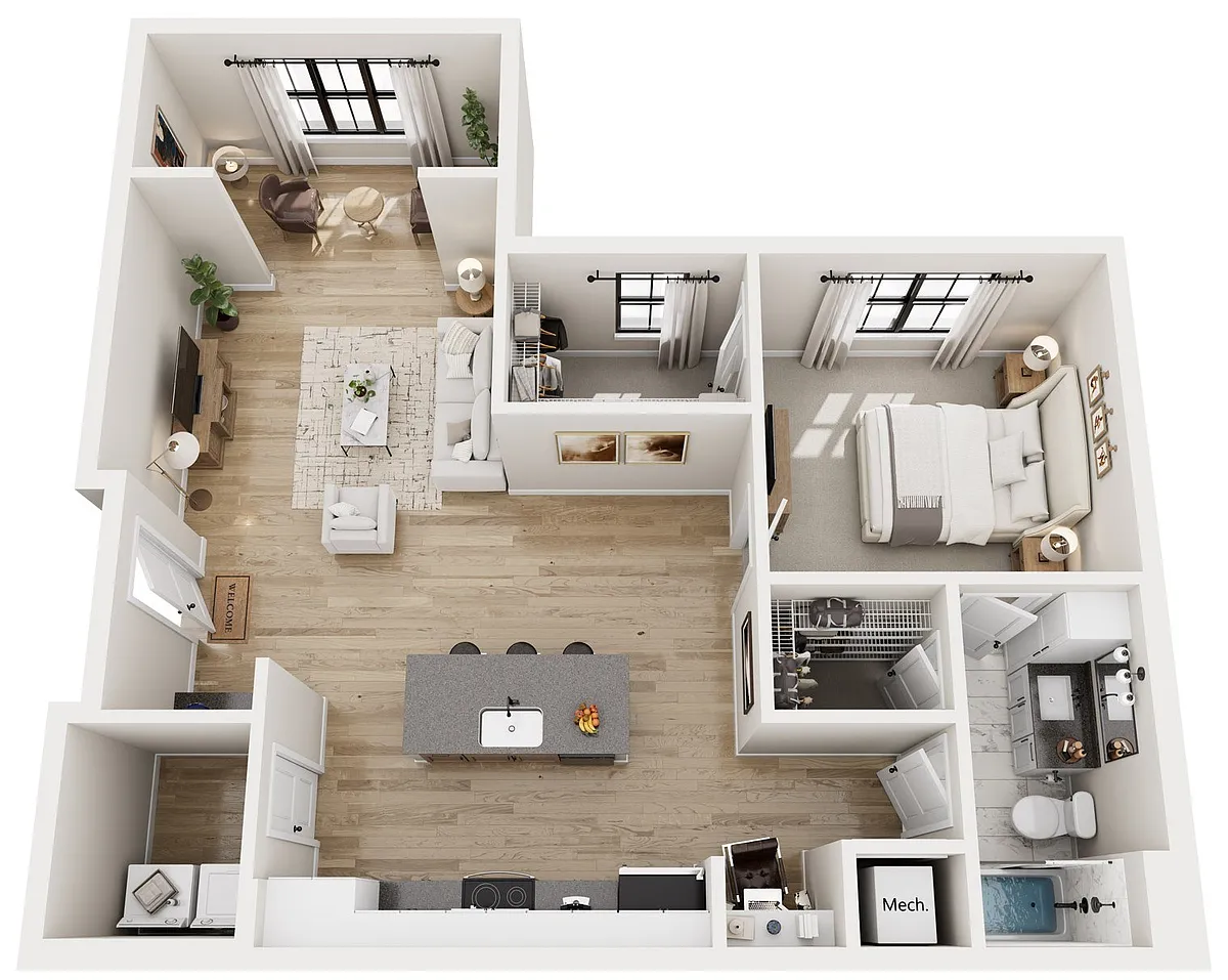 Floor plan 1C-SR