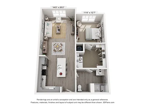Floor plan A1