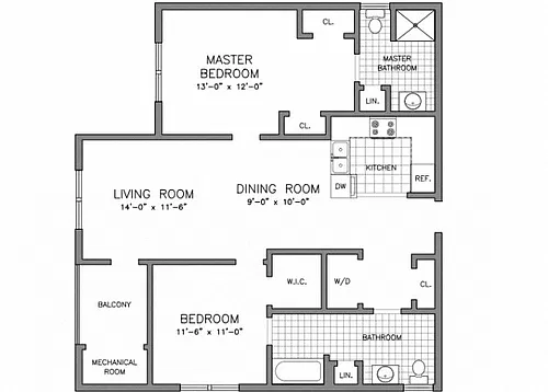 Floor plan The Point Type A