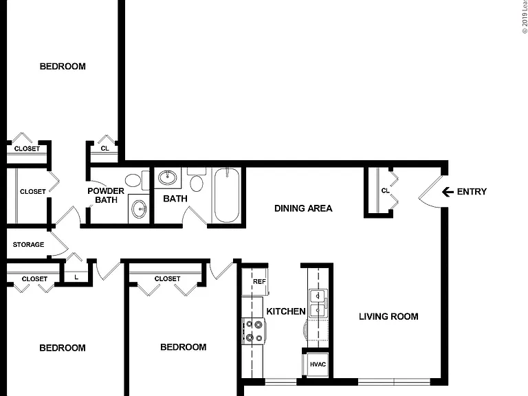 The Sequoia: Beds - 3: Baths - 1.5: SqFt Range - 1046 to 1046