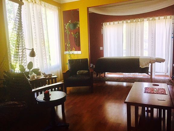 Living room when it was used as a healing arts space