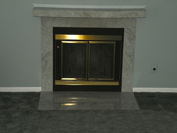 Marble fireplace