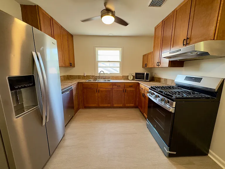 Kitchen with new appliances