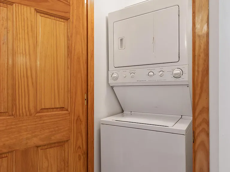 Large capacity Laundry Center Located conveniently near bedrooms!