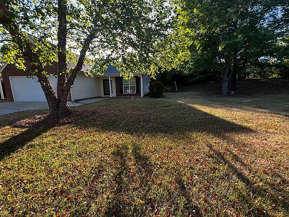 spacious yard area