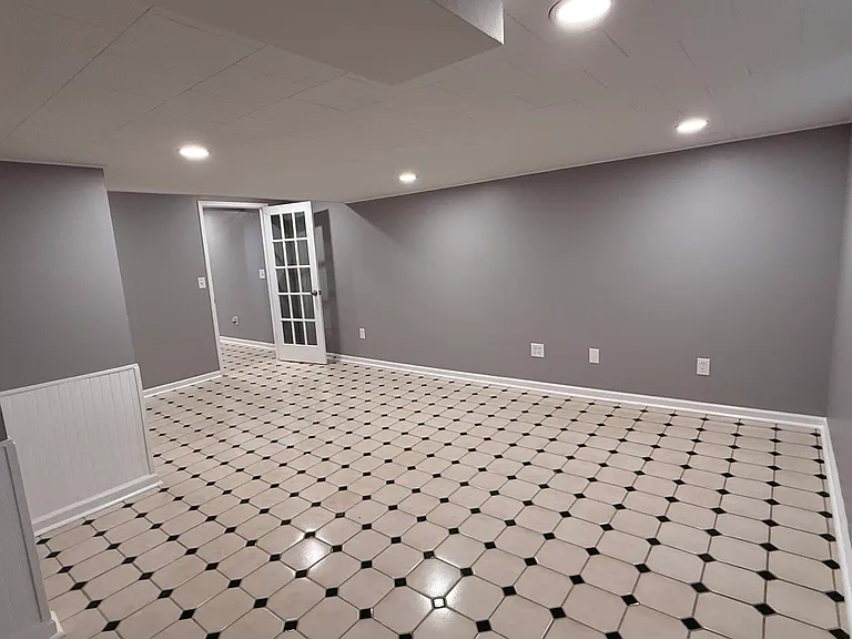 basement bedroom or office