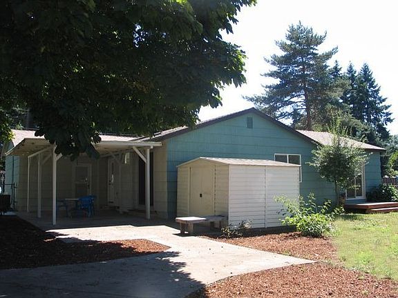 Backyard view from N.E. property corner