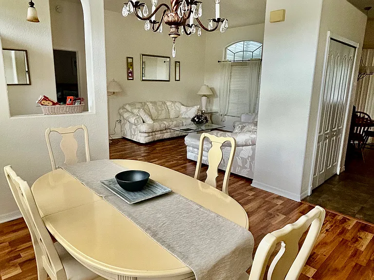 Formal Dining Area - For 6-persons with table extender