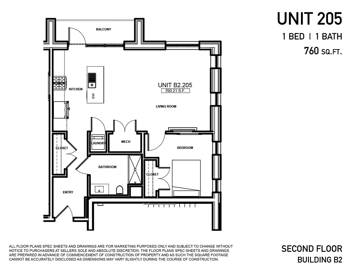 Floor plan B-205