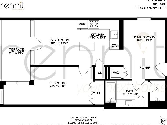 2nd image of 375 Dean St #400