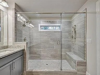 Master shower