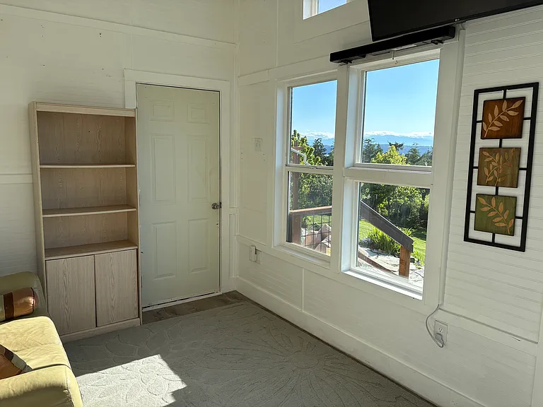 Studio with door to workshop