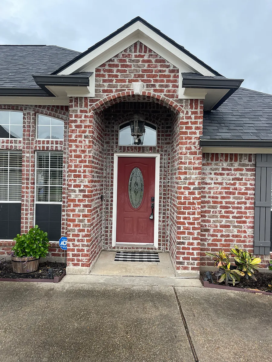 Welcome, all brick covered entry - 5785 Gold Crest Dr