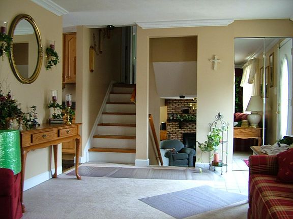 Split level home. Offers plenty of square footage, without the isolation of true split foyer style. Nice open plan. Very cozy, and functional layout. No square footage goes unused.