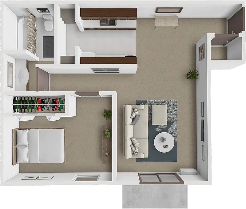 Floor plan The Buckingham Large