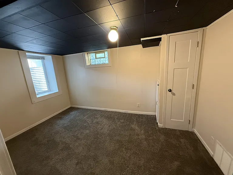 Basement bedroom