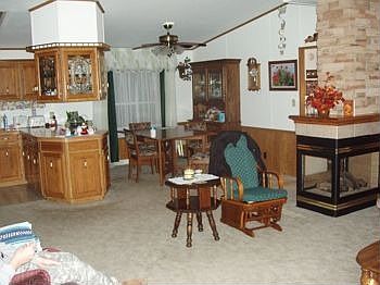 Looking in from front door