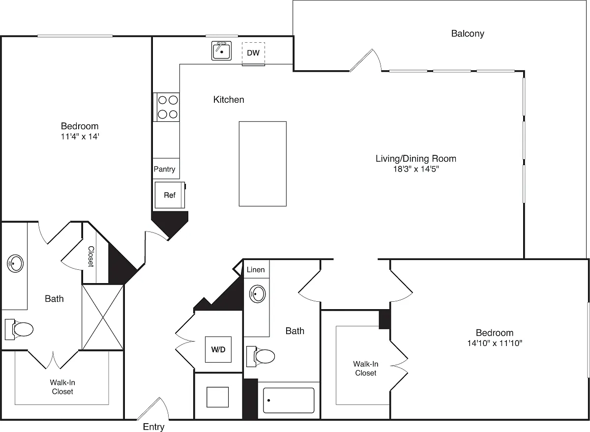 Floor plan B12