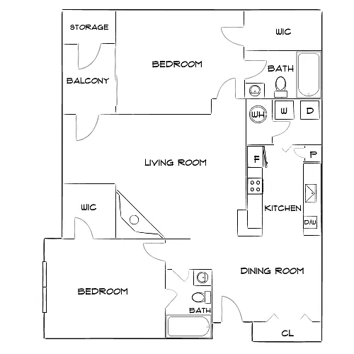 Floor plan Design 2C