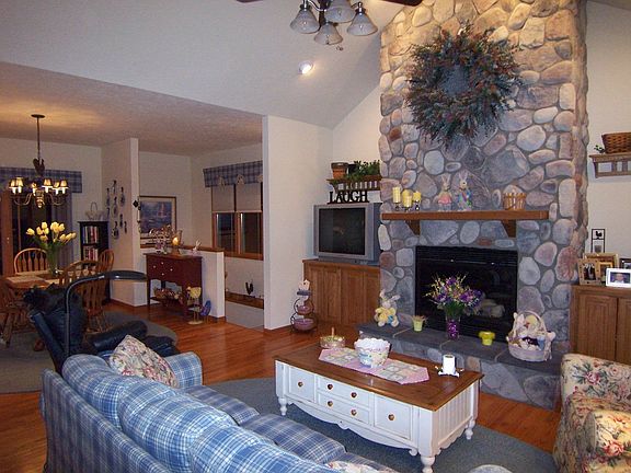 Stone Fireplace