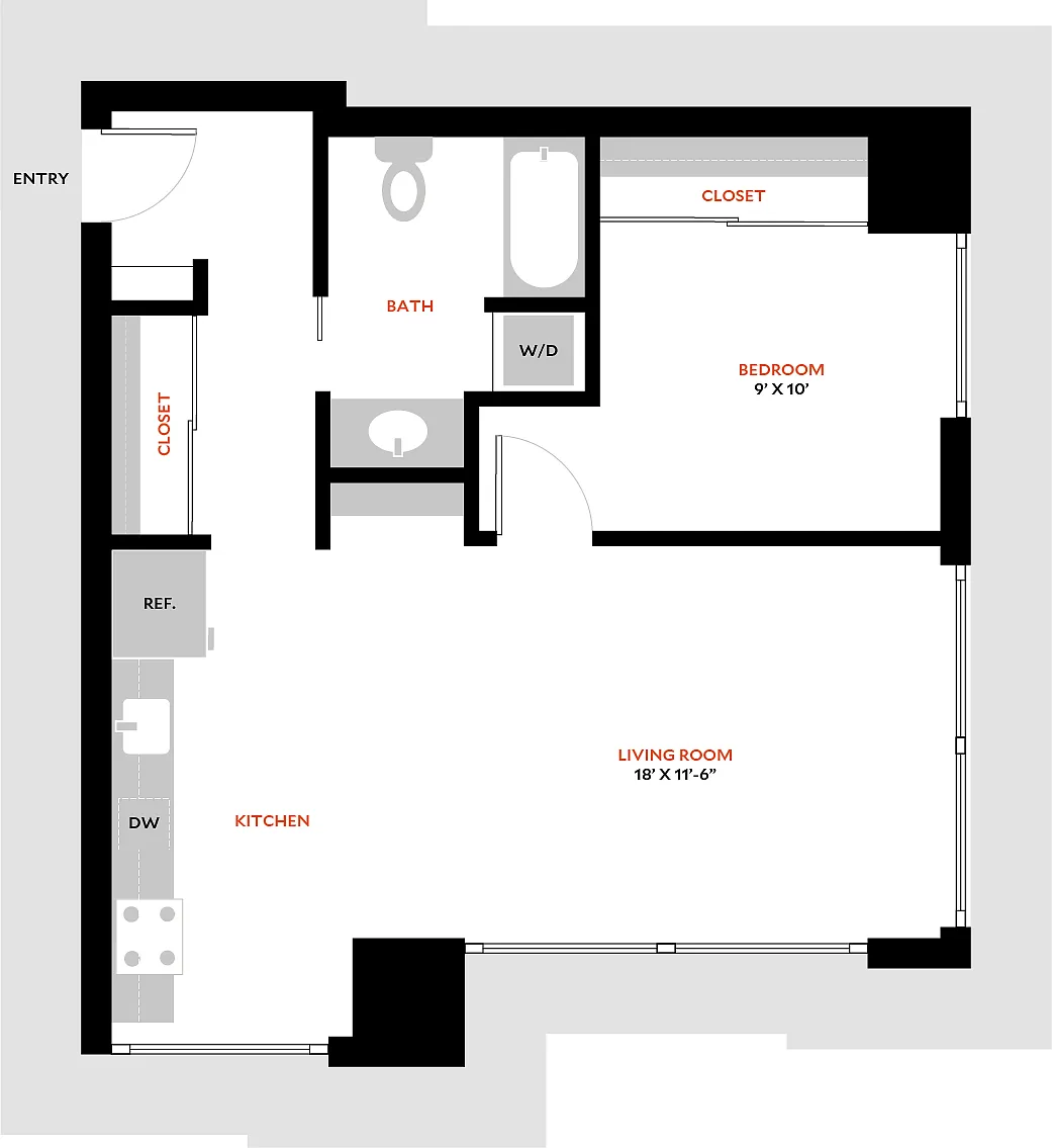 Floor plan Plan 1L