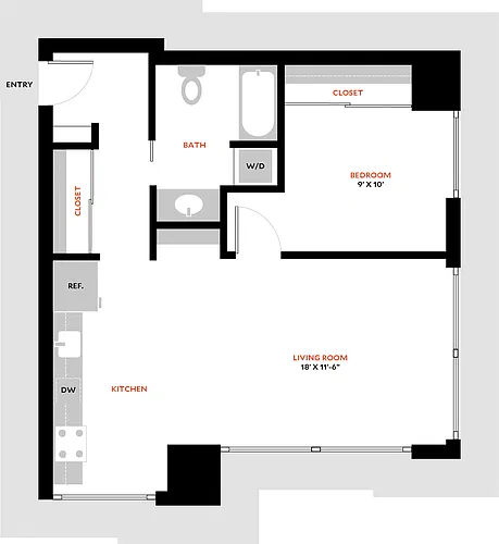 Floor plan Plan 1L