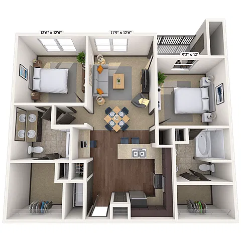 Floor plan Preston Hollow