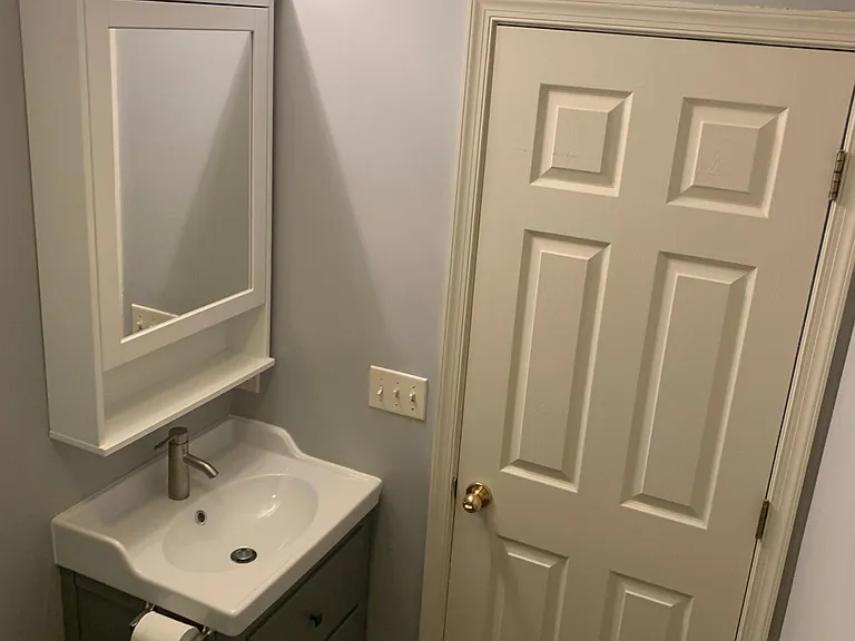 re-modeled 1st floor bathroom