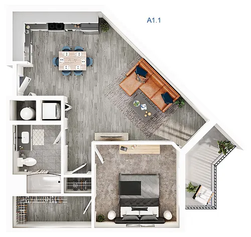 Floor plan A1 1