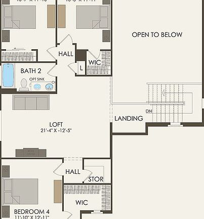 Second Floor 4 br 2.5 ba