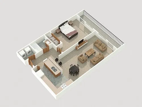 Floor plan 1X1