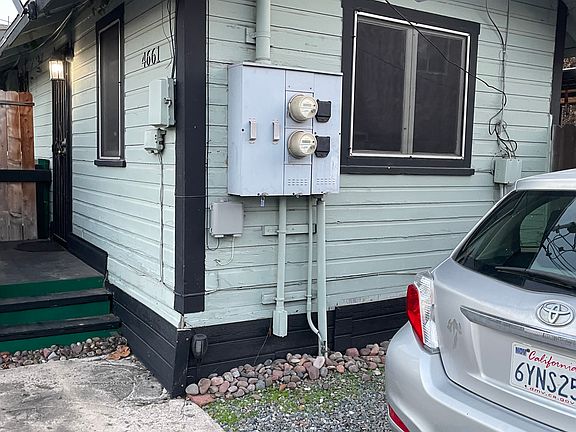 North side of house. Located one block south of La Mesa Blvd. (Walk to all the village has to offer, which includes specialty shops, restaurants, pubs, & coffee shops.)