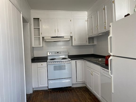 Kitchen range, dishwasher, refrigerator