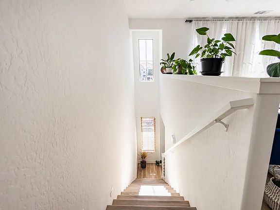 Staircase to come upstairs.