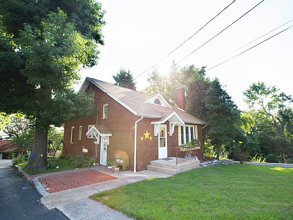 Front and side view of home.