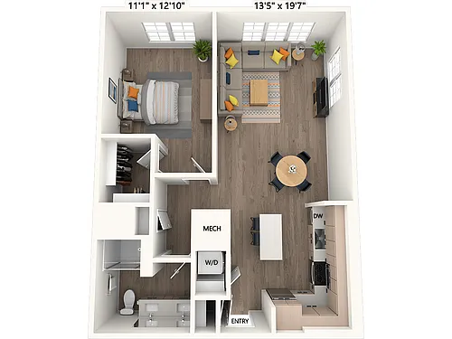 Floor plan AM19-Scheme III