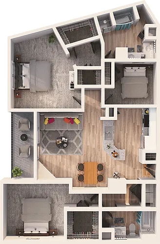 Floor plan Drexel - B5